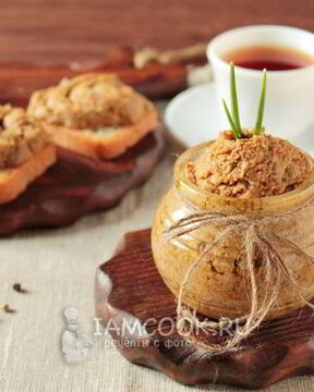 Паштет из говяжьей печени с морковью