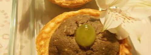 паштет из индюшиной печени с орехами и виноградом. Шаг 7