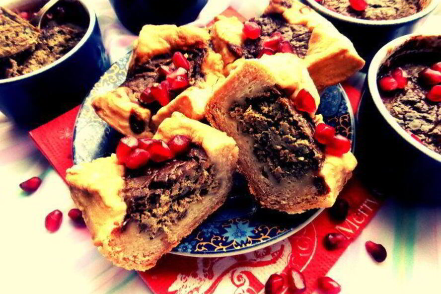 Рецепт печеночного паштета в песочном тесте