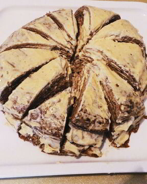 Печеночный торт чесноком и майонезом