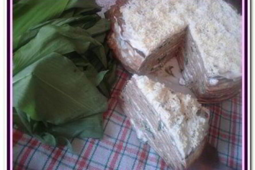 Рецепт печеночного торта и печеночные рулеты с черемшой