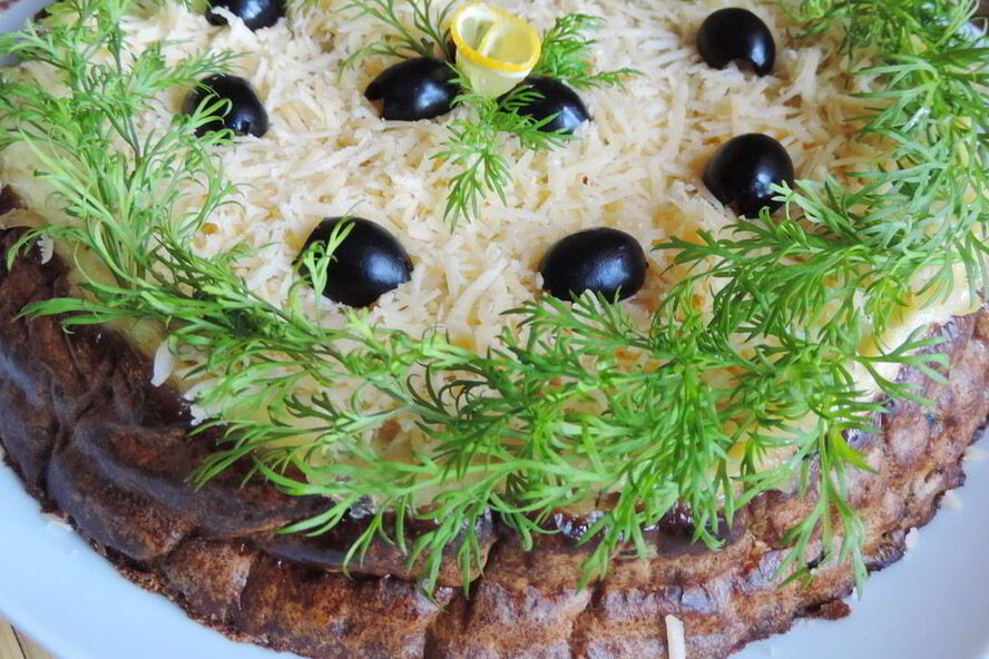 Рецепт печеночного торта из духовки