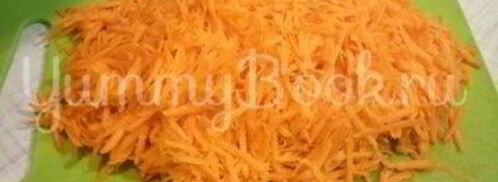 печеночный торт с зеленью и помидорами. Шаг 3