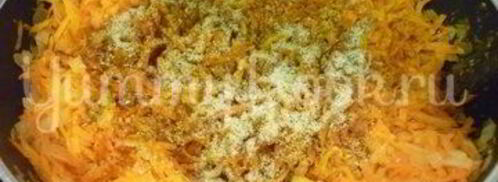 печеночный торт с зеленью и помидорами. Шаг 15