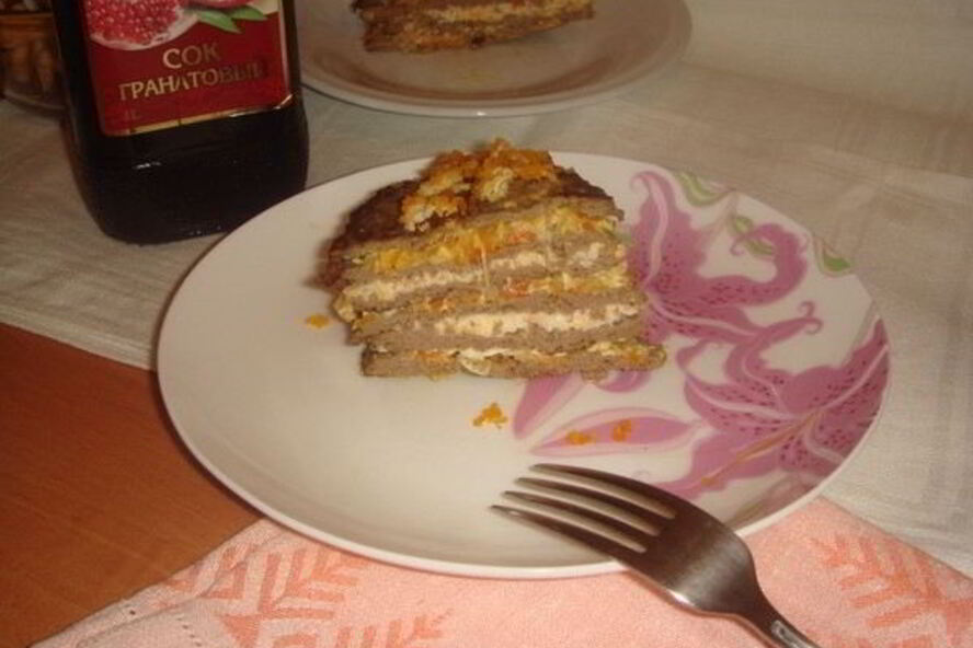 Рецепт печеночного торта