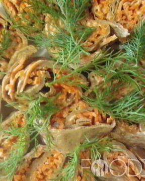 Печеночные рулетики