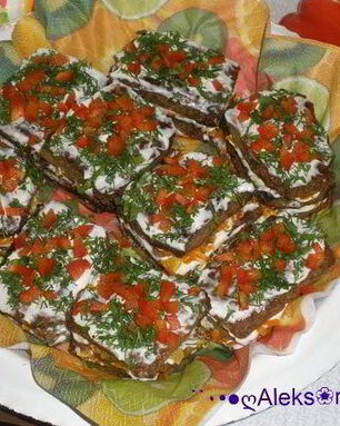 Печеночные тортики Праздничное настроение