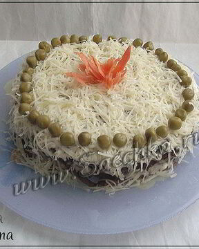 Торт из печени