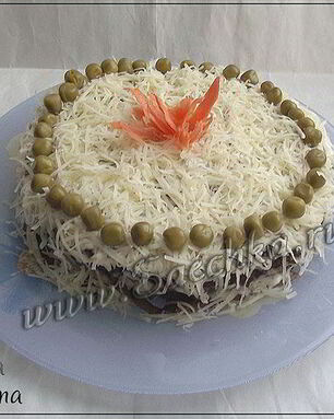 Торт из печени