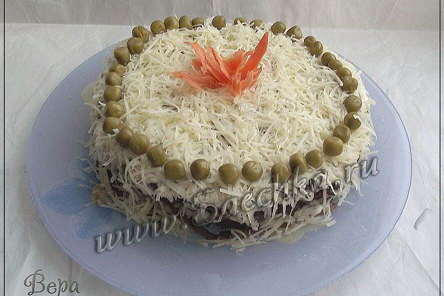 Рецепт торта из печени