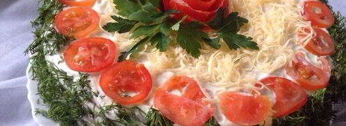 торт из печеночных блинов весна шагает по планете. Шаг 20