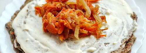 закусочный печеночный торт. Шаг 7