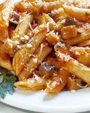 Пенне с баклажановым соусом