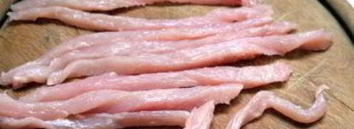 фальшивые суши-роллы с курицей. Шаг 3