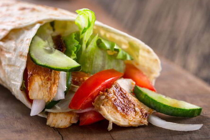 Рецепт роллов с курицей в лаваше