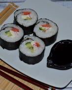 Роллы с семгой