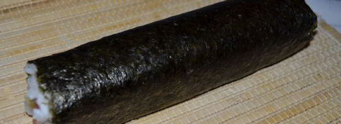 роллы с семгой. Шаг 8