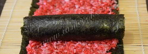 роллы сложная мозаика. Шаг 6