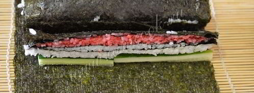 роллы сложная мозаика. Шаг 8