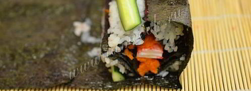 роллы сложная мозаика. Шаг 11