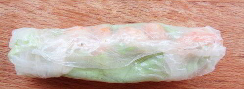 спринг-роллы с креветками. Шаг 14