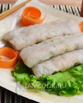 Спринг роллы с курицей