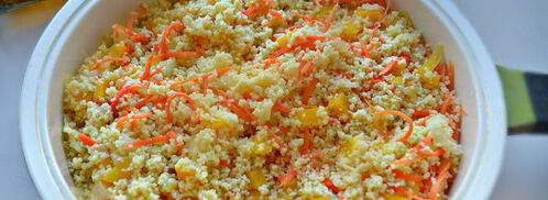 спринг-роллы с кускусом и овощами. Шаг 5