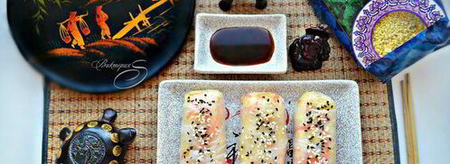 спринг-роллы с кускусом и овощами. Шаг 10