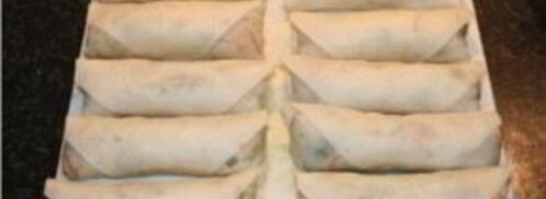 спринг роллы с овощами. Шаг 9