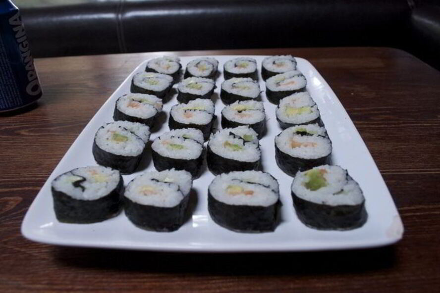 Рецепт суш роллы с красной рыбкой
