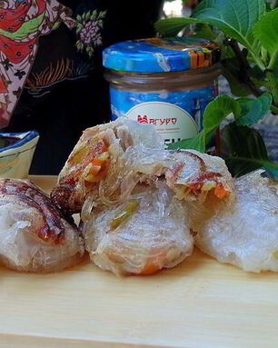 Весенние роллы с тунцом