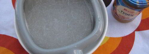 весенние роллы с тунцом. Шаг 3