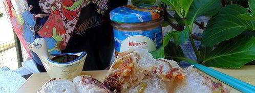 весенние роллы с тунцом. Шаг 9