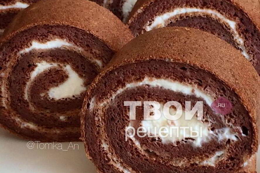 Рецепт бисквитного рулета