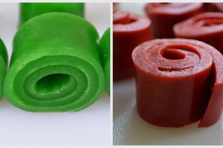 Рецепт фруктового желатинового рулета