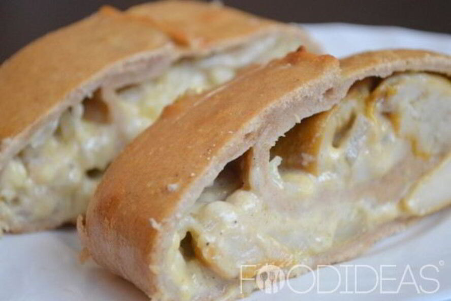 Рецепт картофельного рулета с грибами