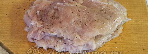 куриный рулет с омлетом. Шаг 4