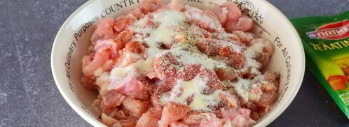 куриный рулет с желатином в пищевой пленке. Шаг 6