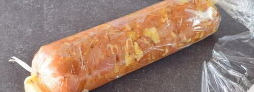 куриный рулет с желатином в пищевой пленке. Шаг 8