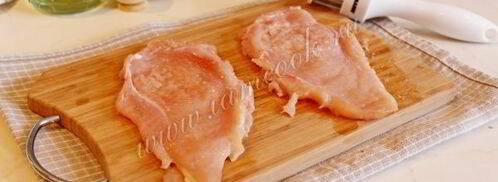 куриные рулетики с кускусом и миндалем. Шаг 4