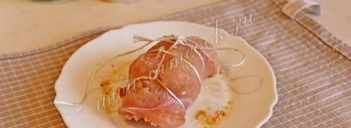 куриные рулетики с кускусом и миндалем. Шаг 8