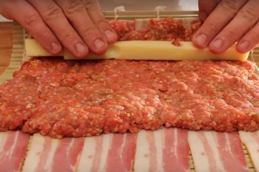 Рецепт мясного рулета на гриле