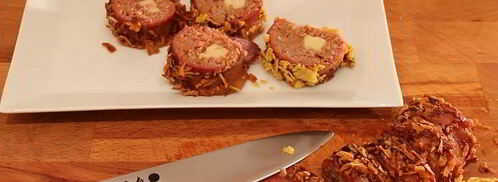 мясной рулет на гриле. Шаг 8