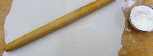 мясной рулет в слоеном тесте. Шаг 7