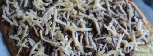 рулет из кабачков с грибами и сыром. Шаг 5