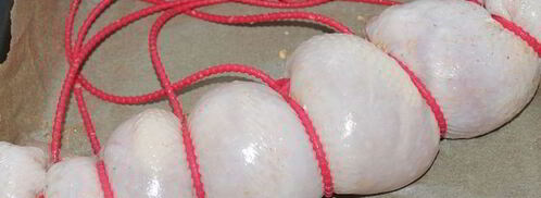 рулет из курицы с аджикой. Шаг 9