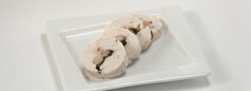 рулет из курицы с креветками. Шаг 5