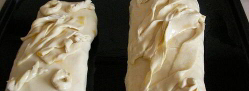 рулет из слоеного теста и рыбы. Шаг 8