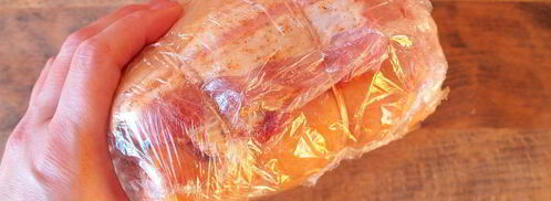 рулет из свиной брюшины. Шаг 6