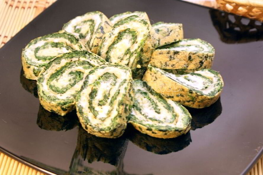 Рецепт рулета нечистая зелень